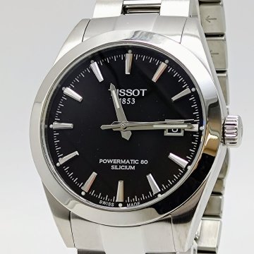 1767♪ TISSOT ティソ ジェントルマン T1274071105100 腕時計 自動巻き アナログ オートマティック パワーマティック80 メンズ【0924】