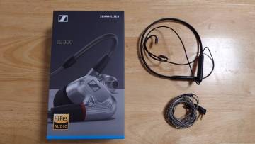 【美品】ゼンハイザー(SENNHEISER) IE900/保護ケース/メーカー純正3.5mm付リモコンケーブル/bluetoothケーブル付き