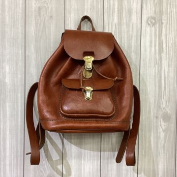 41☆0004 中古 ヘルツ HERZ オールレザー ミニリュック ブラウン 日本製