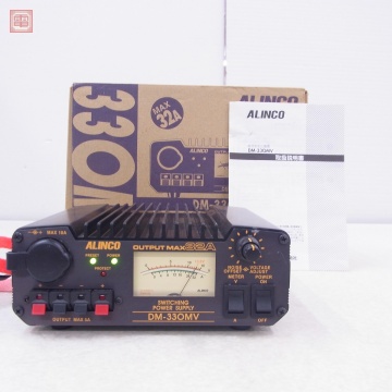 ALINCO アルインコ DM-330MV DC電源 直流安定化電源 5V〜15V MAX 32A 元箱・取説付【20
