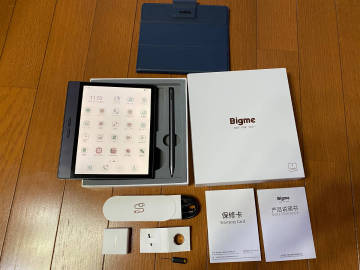 【ほぼ新品】Bigme B7 カラー電子ペーパータブレット 7インチ 8+128GB 4G通話対応