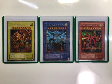 ①美品 オシリスの天空竜 オベリスクの巨神兵 ラーの翼神竜 シークレット 初期 プロモ 三幻神 G4 遊戯王