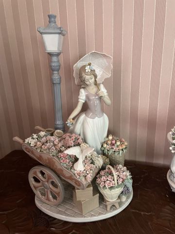  LLADRO 花の街角