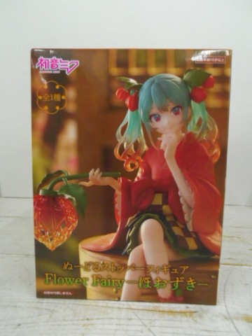 O2122 送料無料！ 未開封 初音ミク ぬーどるストッパーフィギュア Flower Fairy ほおずき フィギュア プライズ