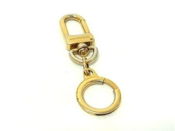 1円 LOUIS VUITTON ルイヴィトン M62694 アノクレ キーリング キーホルダー チャーム レディース メンズ ゴールド系 FS5716