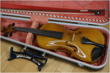 【美品】 KARL HOFNER ★ ヘフナー ★ バイオリン 4/4 フルサイズ 虎杢 ★ BUBENREUTH NEAR ERLANGEN GERMANY ★ 弓 ケース付