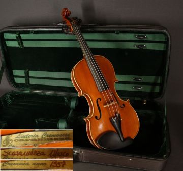 I11208 Liuteria Cremonese バイオリン 4/4サイズ クレモナ 199? 虎杢 ケース付