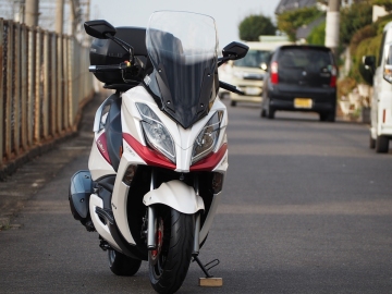 ■名車■キムコ G-Dink250i■令和4年 高年式■実低走行 7,528km■前後カメラ■ドライブレコーダー装備■ETC車載器■SHADリアBOX■電源装備