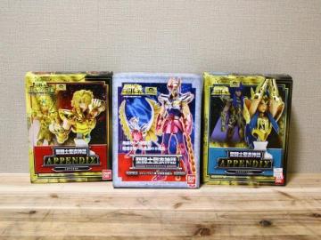 TJ10262　バンダイ 聖闘士聖衣神話 フェニックス一輝初期青銅聖衣/APPENDIX アクエリアカミュ.レオアイオリア　3個まとめ　未開封　保管品