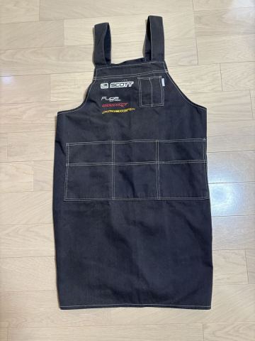 自転車整備エプロン 前掛け ポケットたくさん中古