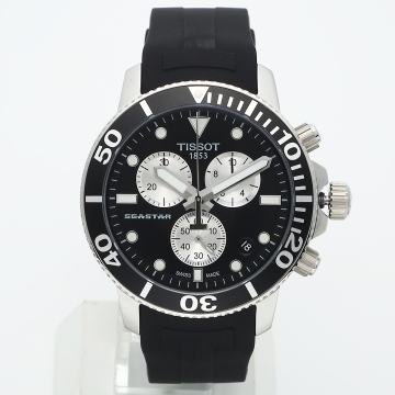 ほぼ新品 ティソ 腕時計 TISSOT シースター 1000 クロノグラフ T120.417.17.051.00 メンズ