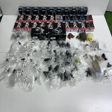 【未使用品】『11-192』 BANDAI STAR WARS 箱未開封　31点　内袋未開封49点　彩色済人形セット他 大量まとめ