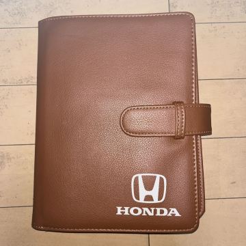 HONDA ホンダ 車検証ケース 車検証入れ 車検証入 車検証 ブックレット ブックケース ブックカバー Honda Cars 茶色 ブラウン