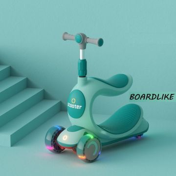 キッズ専門店、子供の成長に必要な玩具6緑■3WAY■キックスクーター■三輪車■ボードライク■ストライダー■へんしんバイク■キックボード