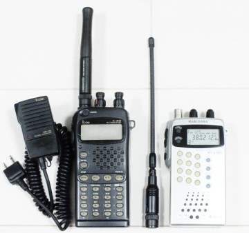 マルハマ　RT-570S　広帯域受信機　＆　IC-W31　2台セット