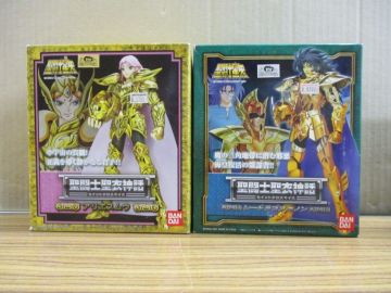 #w5【梱80】バンダイ 聖闘士星矢 聖闘士聖衣神話 アリエスムウ シードラゴンカノン フィギュア 2点セット
