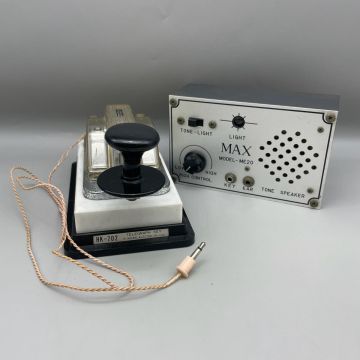 M2033【動作未確認】 MAX MODEL-ME20 モールス練習機 HI-MOUND 電鍵 HK-702 アマチュア無線