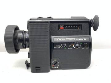 キャノン Canon CANOSOUND 514 XL-S 8mm 8ミリ フィルムカメラ ZOOM LENS C-8 9-45mm 1:1.4 MACRO 現状品 ジャンク (854)
