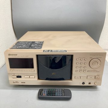 ◆◇[1] Pioneer パイオニア PD-F1007 CDチェンジャー CDプレーヤー リモコン付き 通電確認済 07/120301ｍ◇◆