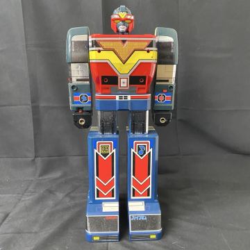 寺222 BANDAI ファイブロボ ジャンボマシンダー 全長52㎝ 当時物 ポピー フィギュア レトロ 箱付き 地球戦隊ファイブマン