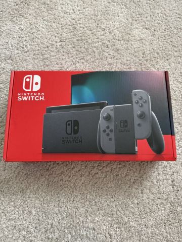  Nintendo Switch ニンテンドースイッチ 任天堂 グレー　本体全部　