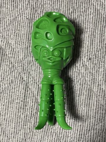 M1号 チブル星人 未塗装 緑 ソフビ スタンダードサイズ ウルトラセブン マルサン ブルマァク マーミット バンダイ 円谷