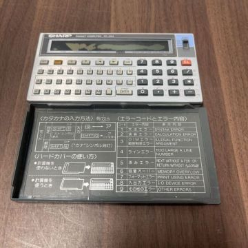 「AC27_21N」SHARP ポケットコンピュータ PC-1262 ポケコン 現状出品　ジャンク（251205）