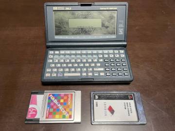 HP200LX ヒューレットパッカード 倍速改造? フラッシュカード付 一部難り