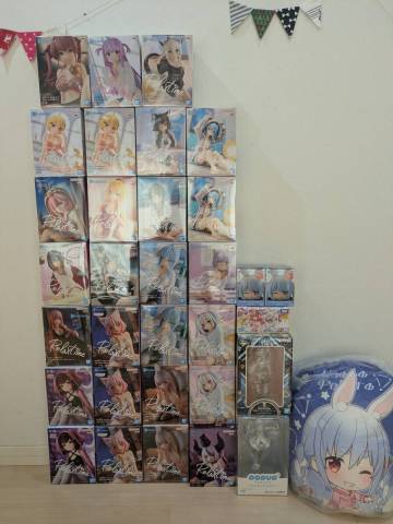 1円スタートフィギュアまとめ売り大人気vtuberホロライブリラックスタイムコンプ　レア多数一番くじpopup限定トミカ4種全36個新品未開封　