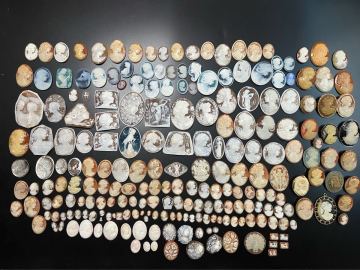 【シェルカメオ等】◇ルース・ブローチ◇大量セット◇