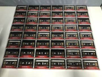 ☆カセットテープ まとめ☆maxell☆UDⅡ 46☆48本セット☆ハイポジション☆使用済み 録音済み 上書き用 記録媒体 音楽 曲 歌 BGM 現状品 ①
