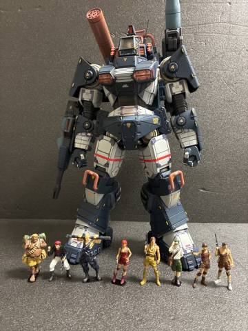 PLAMAX 1／35スケールコンバットアーマーダグラム Ver.GT DXコンプリート版　塗装改修完成品　太陽の牙ダグラム　PG MG