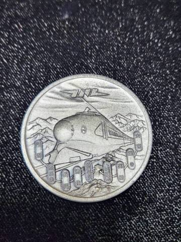 純銀 上越新幹線開通記念 昭和57年 メダル 約41g