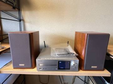 パイオニア　pioneer　ネットワークCDレシーバー　ハイレゾ対応　XC-HM82-S　オンキョースピーカー付き　中古 ジャンク扱いで