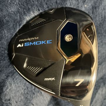 極美品 キャロウェイ AIスモークMAX 7W 21&deg; シャフト クレイジー