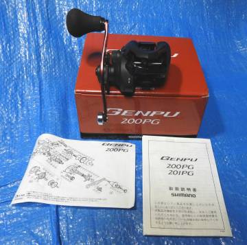 ☆【未使用】シマノゲンプウ GENPU 200PG 軽量両軸リール☆