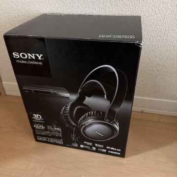 衝撃1円開始！！◆SONY MDR-DS7500 ワイヤレスヘッドフォン 7.1チャンネルサウンド