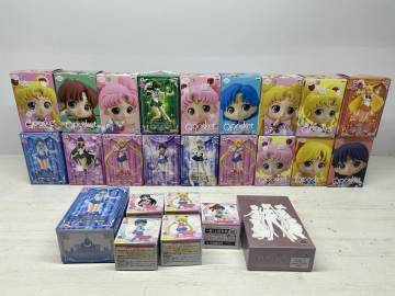 078-B69) 現状品 セーラームーン プライズ フィギュア プラモデル まとめ売り 月野うさぎ ちびうさ 火野レイ 木野まこと 他