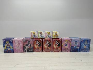 078-B72) 未開封品 セーラームーン プライズ フィギュア 13点セット まとめ売り 月野うさぎ ちびうさ 火野レイ 木野まこと 他
