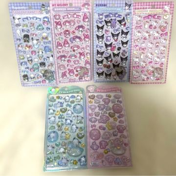 【正規品】 サンリオ はぴだんぶい マイメロディ クロミ キティ ボンボンドロップシール うるちゅる ベビーマイメロ ポチャッコ まとめて