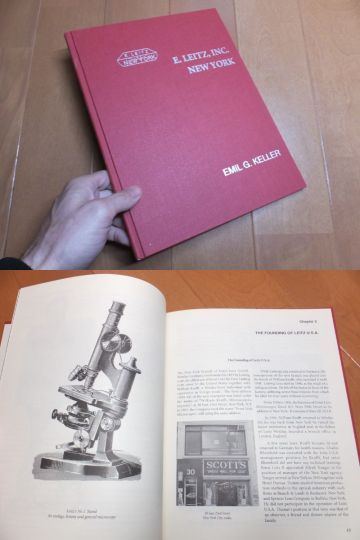  洋書！エルンスト・ライツ・ウェツラー 顕微鏡 Ernst Leitz Wetzlar　肉筆サイン　アンティーク　ビンテージ　　　　　　検ライカカメラ 