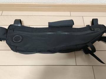 [美品]FAIRWEATHER フレームバッグ ブラック フェアウェザー 　blue lug ブルーラグ