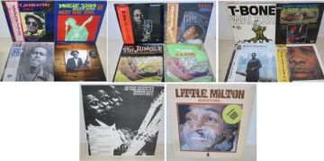 LP・ブルース BLUES 14セット・BBキング、ライトニンホプキンス、T-BONE WALKER他・輸入盤、帯付含む/12-62