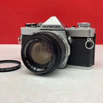 M05 OLYMPUS OM-1 OM-SYSTEM G.ZUIKO AUTO-S F1.4 50mm フィルム一眼レフカメラ 動作品 1円スタート オリンパス