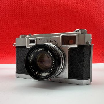 K53 YASHICA 35 YASHINON F1.9 4.5cm フィルムカメラ レンジファインダー 動作品 1円スタート ヤシカ