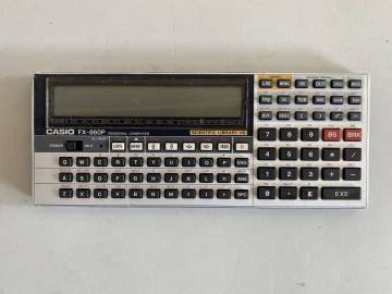 ⑭St380◆CASIO カシオ◆パーソナルコンピューター FX-860P ポケコン ケットコンピューター 昭和 レトロ アンティーク コレクション 未検品