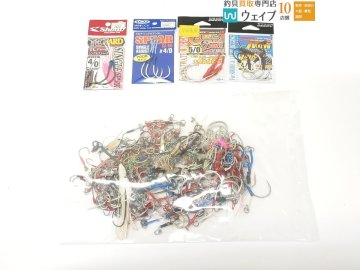 デコイ ツインパイク 4/0・ヴァンフック スピア シングルアシスト 4/0 等 アシストフック ジギングフック シングルフック