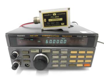 ハローCQ祭 YAESU ヤエス FRG-965 コミュニケーション レシーバー 通電のみ確認済 COMMUNICATIONS RECEIVER アマチュア無線 長期保管品