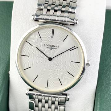 【1円〜】LONGINES ロンジン 腕時計 メンズ L4.709.4 グランドクラシック シルバー文字盤 ラウンドフェイス 可動品
