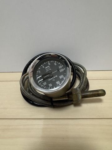 【希少】SMITHS スミスデュアル機械式メーター　油圧、水温計アダプター付き
